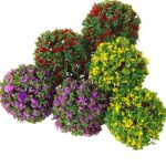 jual miniatur pohon bunga bulat B04