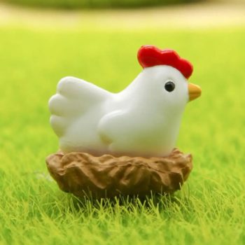 Jual Miniatur Binatang Ayam Bertelur (Miniatur Ayam Bertelur) OB08 (1)