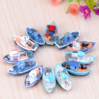 Jual Miniatur Perahu Nelayan Modern untuk Maket, Diorama, Terrarium, Aquascape (2)