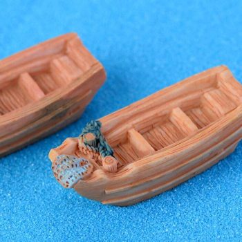 Jual Miniatur Perahu Sampan Nelayan untuk Maket, Diorama, Terarrium, Aquascape OO06 (1)