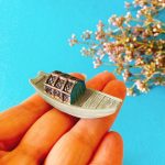 Jual Miniatur Perahu Sampan Nelayan untuk Maket, Diorama, Terarrium, Aquascape OO08 (2)