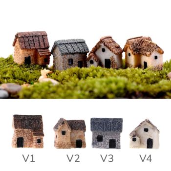 Jual Miniatur Rumah Untuk Maket Diorama Terarrium Aquascape ODH06 (1)