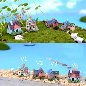 Jual Miniatur Rumah Untuk Maket Diorama Terarrium Aquascape ODH14 (1)