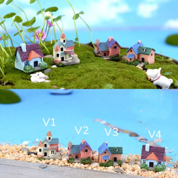 Jual Miniatur Rumah Untuk Maket Diorama Terarrium Aquascape ODH14 (1)